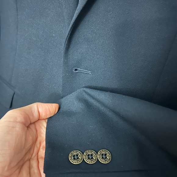 Big boys Nordstrom suit jacket. Good condition. First top button missing. - Picture 4 of 7